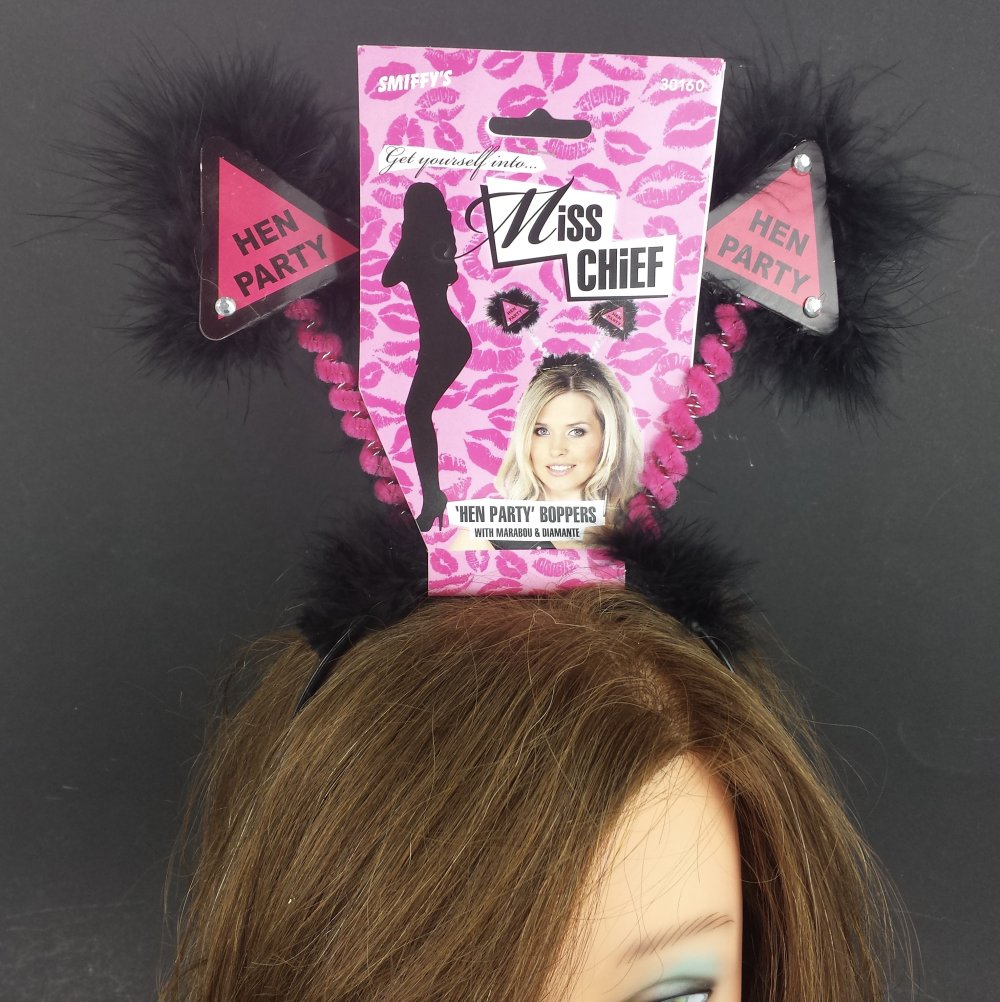 2x Haarreif Hen Night JunggesellenAbschied Karneval Fasching JGA Kostüm Verkleiden Halloween