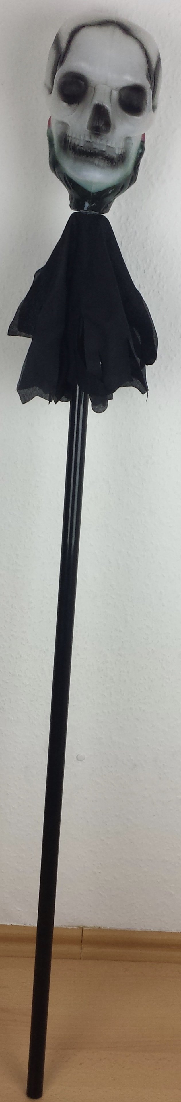 Kostüm Totenkopf leuchtend schwarz Halloween Karneval Fasching Verkleiden Kinderkostüm Kind Frau Mann Herr Dame gruselig