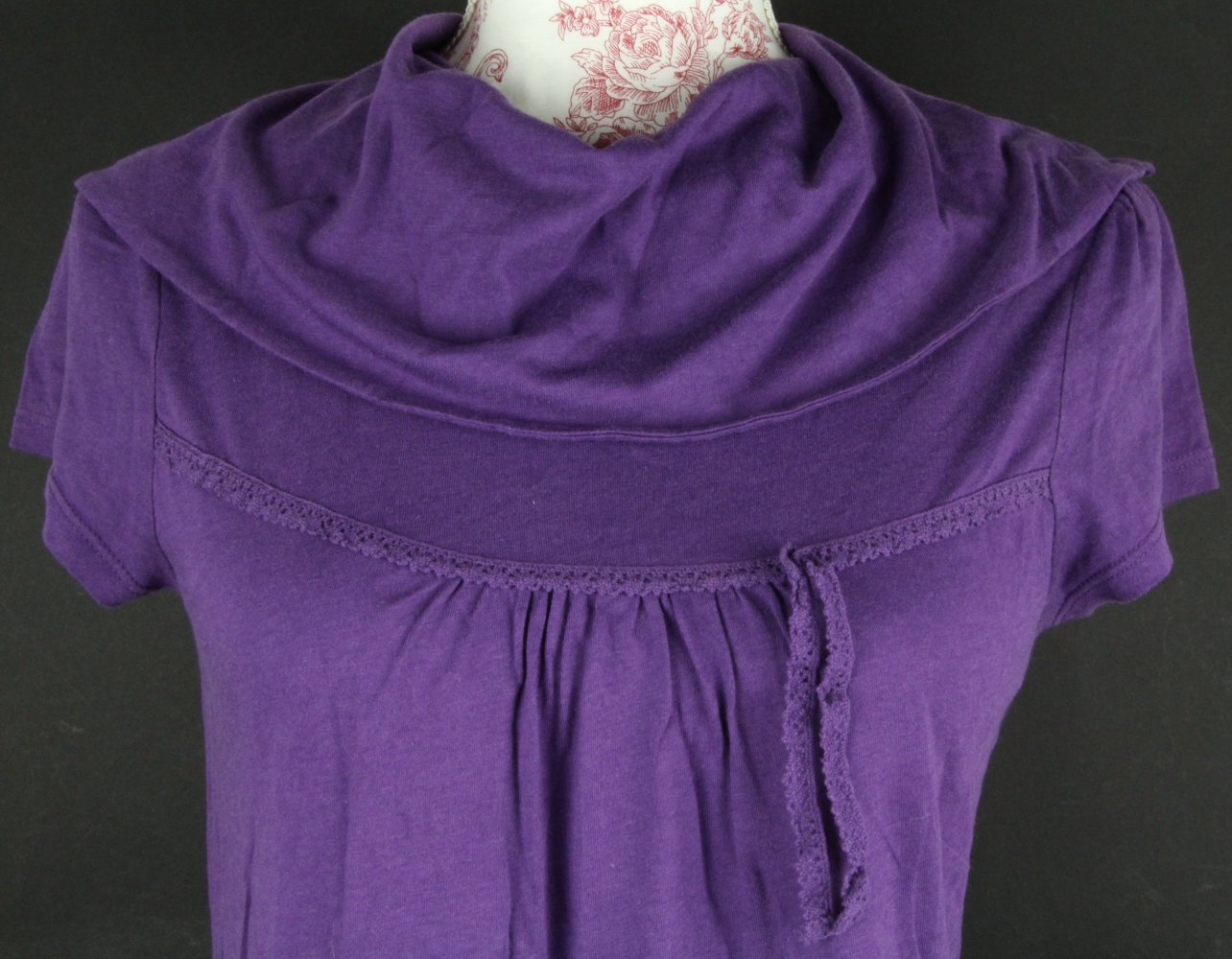 Longtop Größe M 40 lila Oberteil Damenkleidung edc Esprit NEU Top Lila Kleidtop