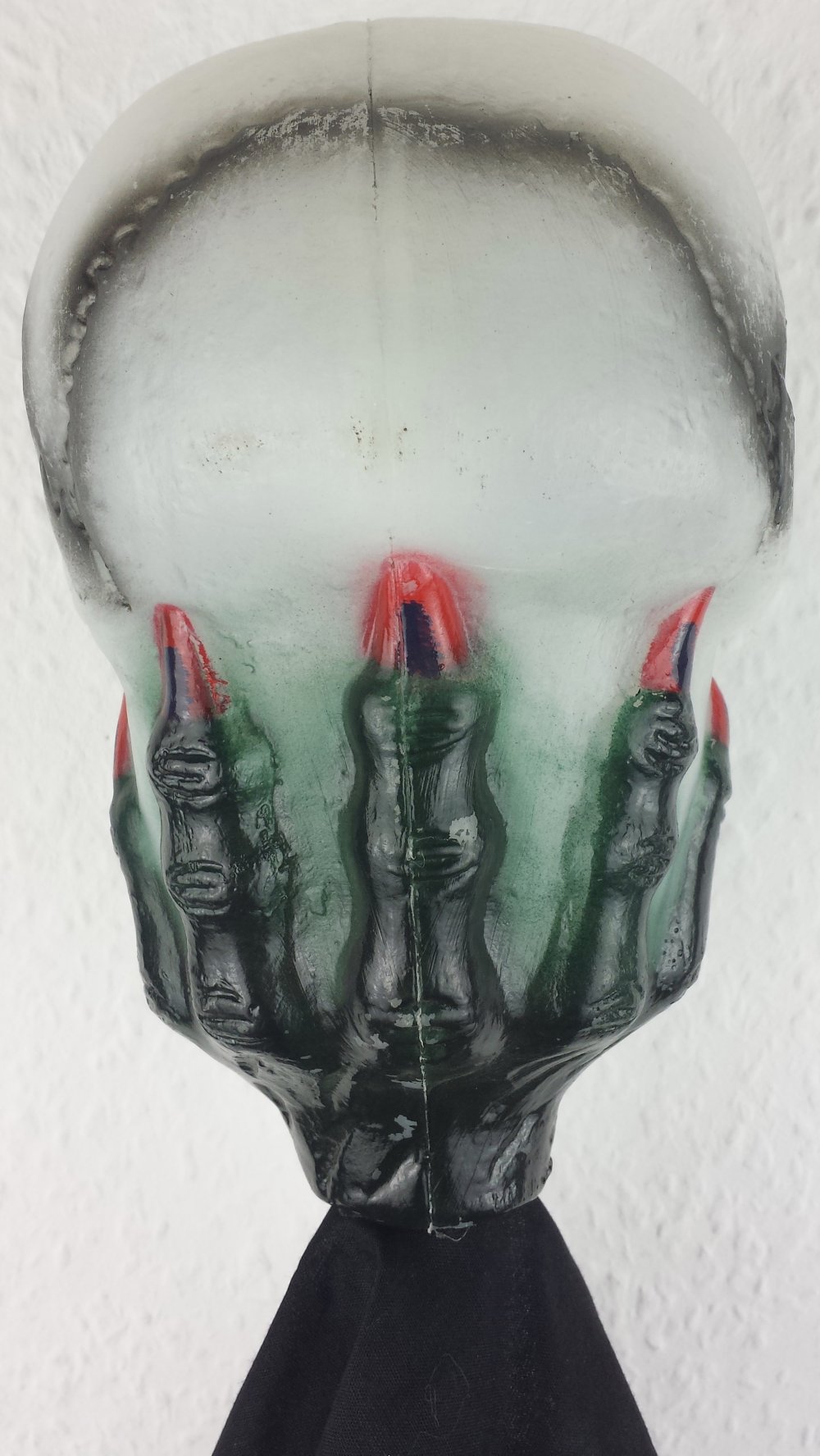 Kostüm Totenkopf leuchtend schwarz Halloween Karneval Fasching Verkleiden Kinderkostüm Kind Frau Mann Herr Dame gruselig