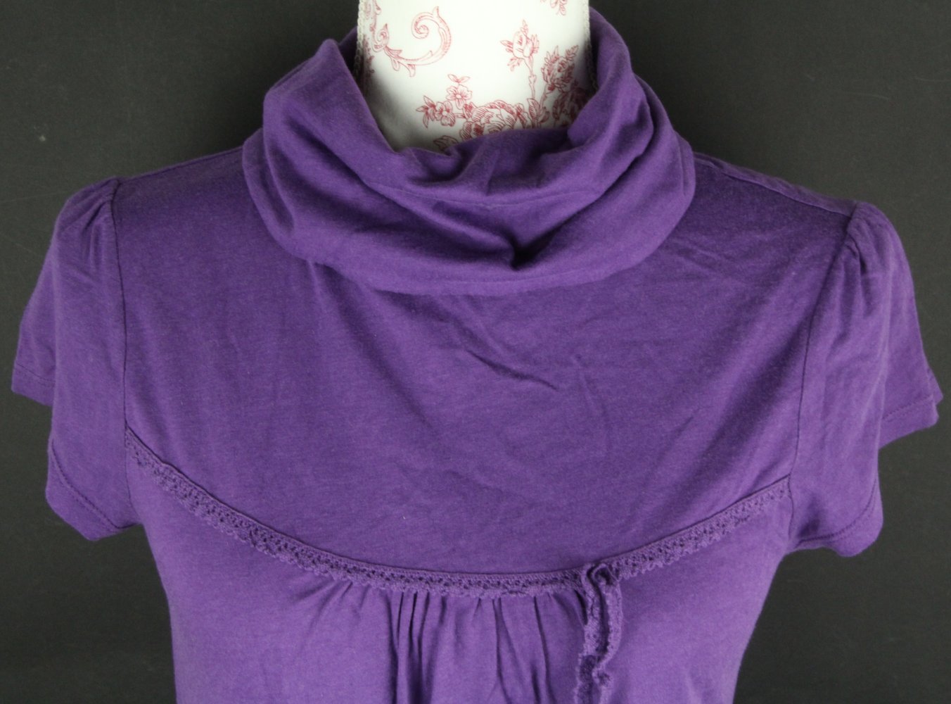 Longtop Größe M 40 lila Oberteil Damenkleidung edc Esprit NEU Top Lila Kleidtop