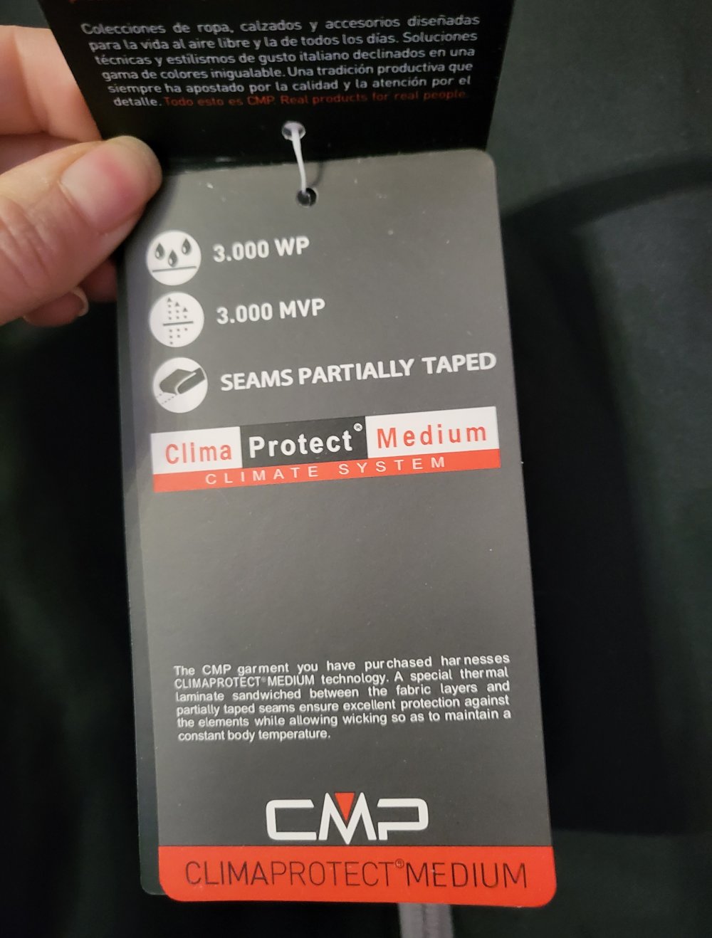 Jacke von CMP Gr 48 schwarz