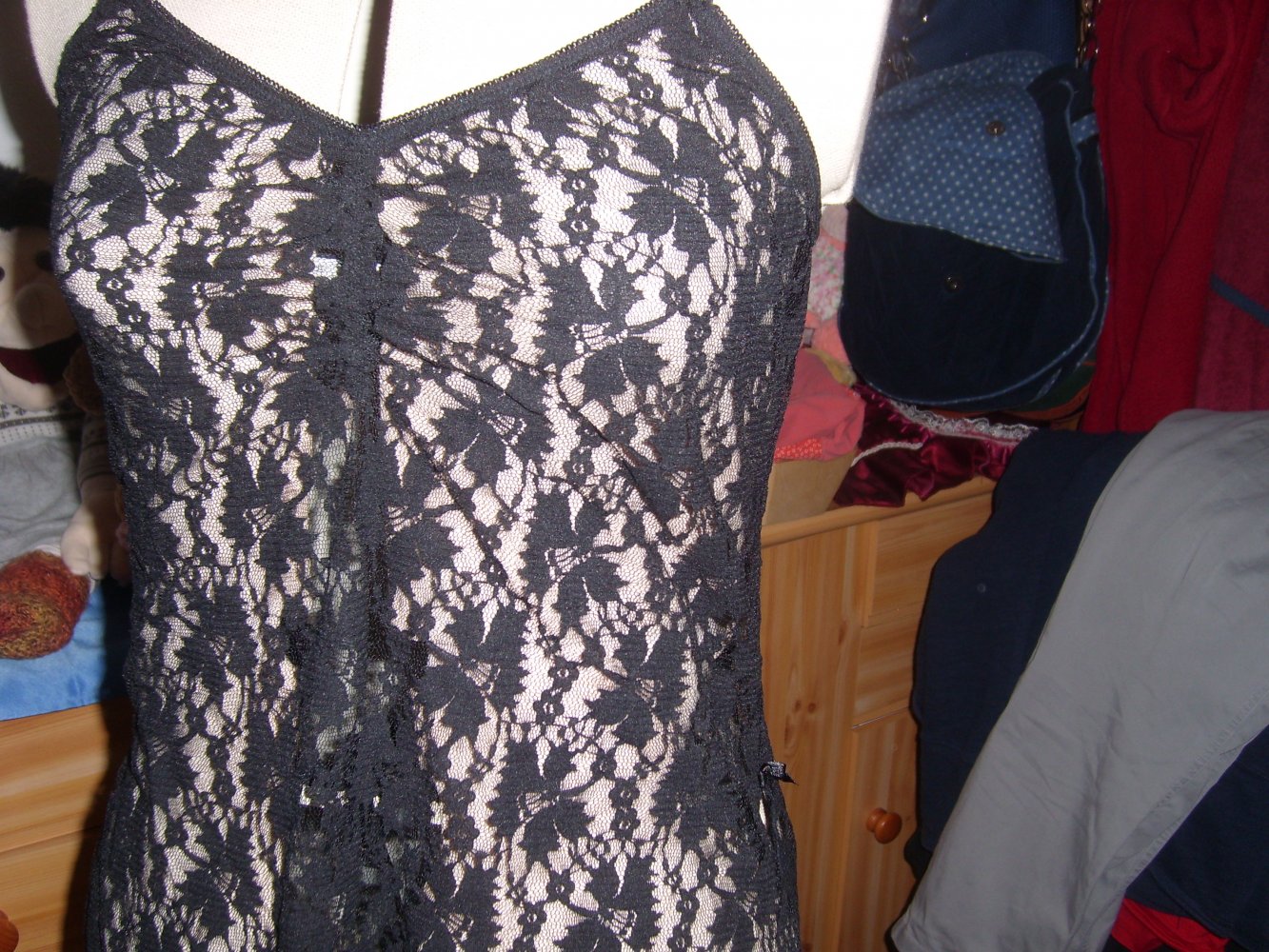 Schwarzes Negligee