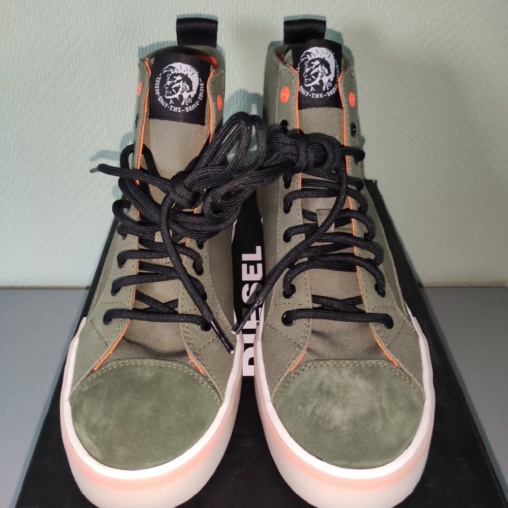DIESEL S-Dvelows ML Sneaker mid High Gr. 42 grün NEU