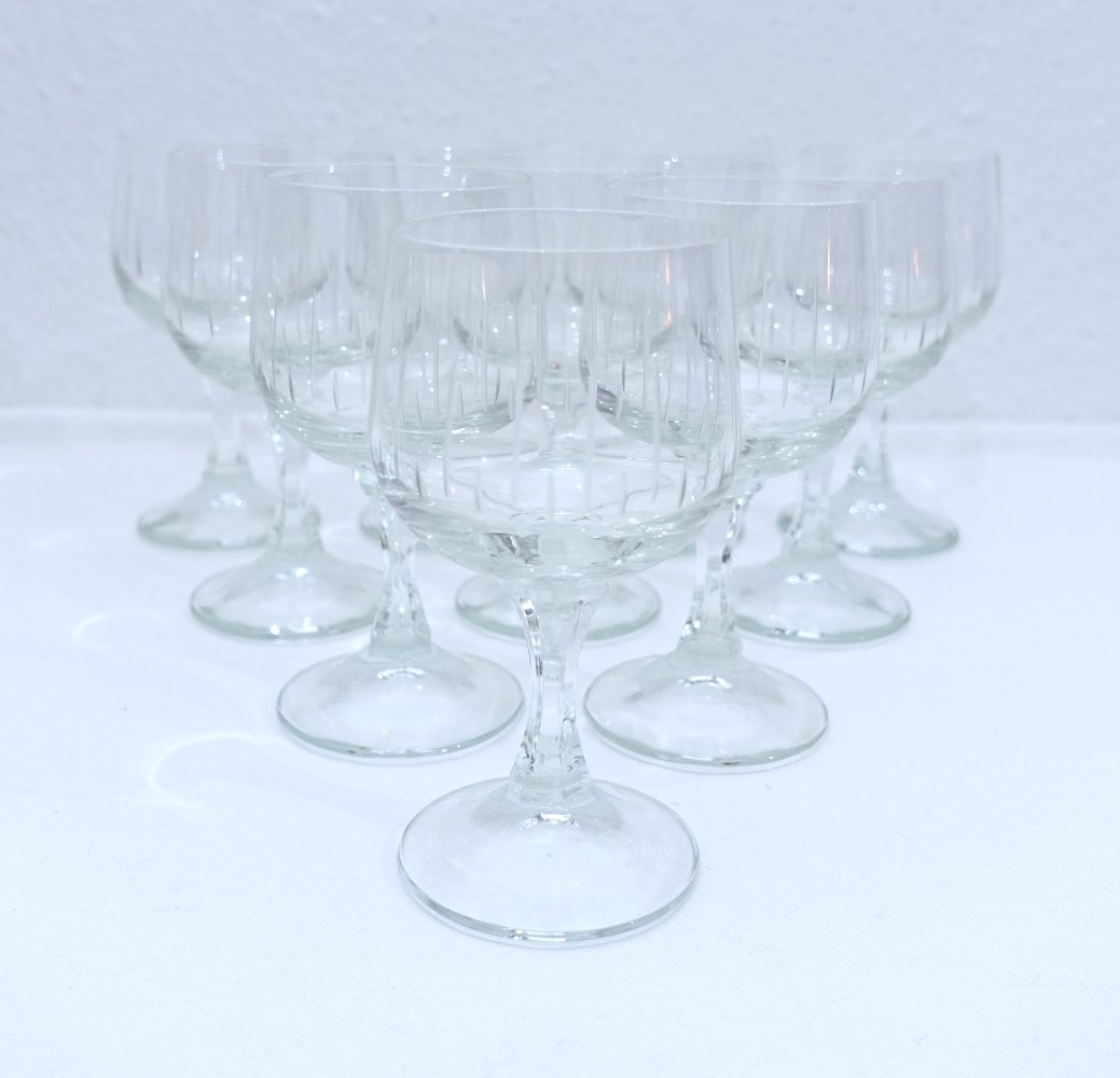10x Cognacglas | Brandy-Sniffer | kleiner Weinkelch, retro, DDR