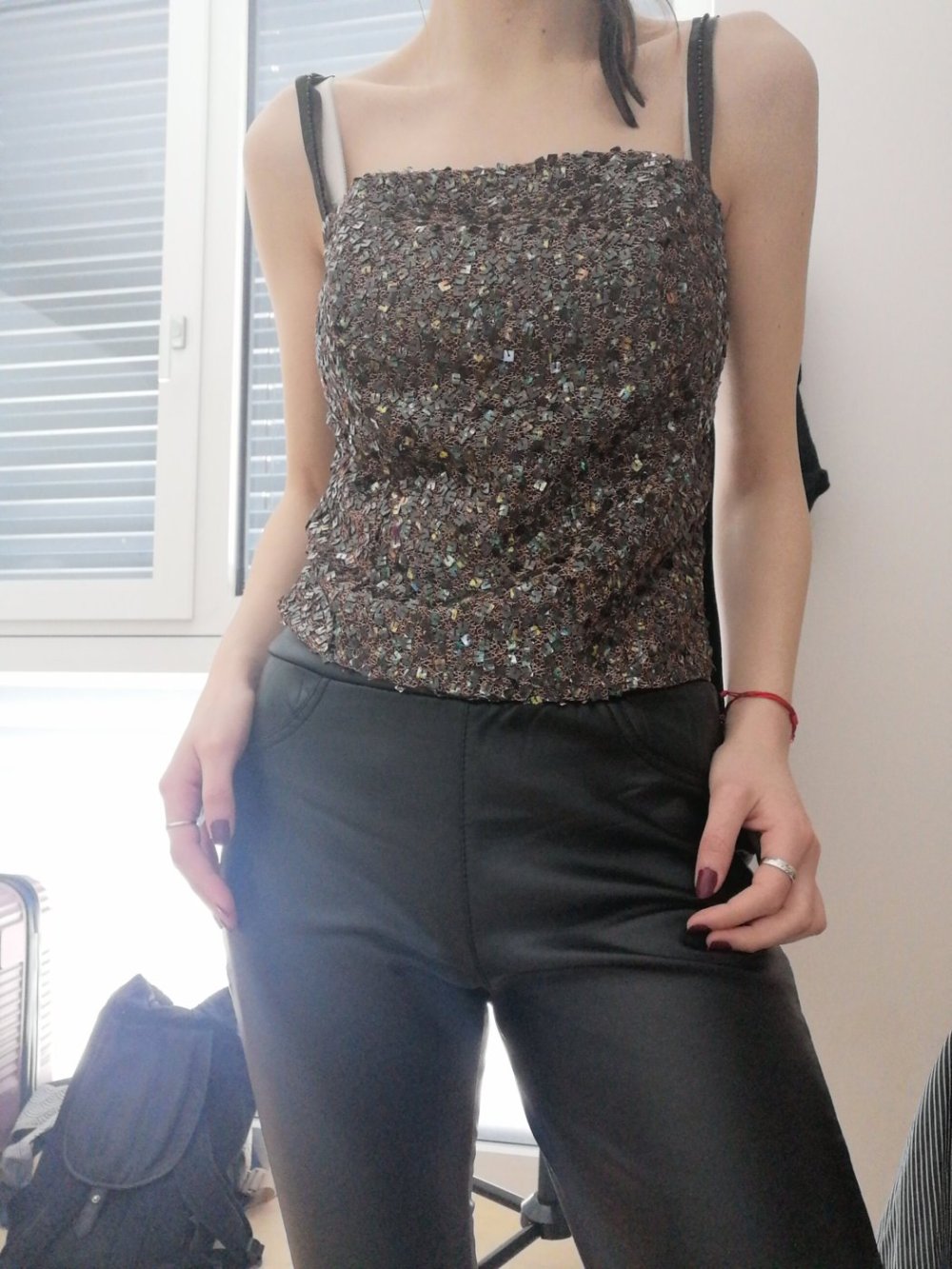 Paillettentop