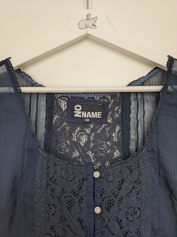 Seethrough Spitzenbluse