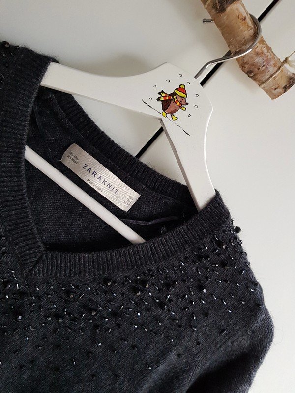 Flauschiger Strickpullover von Zara