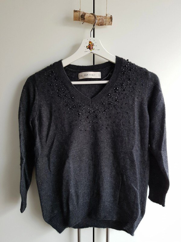 Flauschiger Strickpullover von Zara