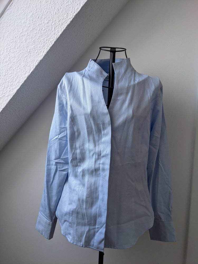 Businessbluse mit Stehkragen von Alba Moda