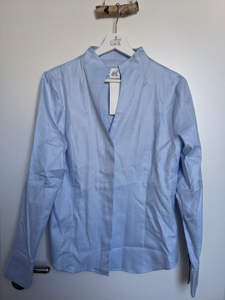 Businessbluse mit Stehkragen von Alba Moda