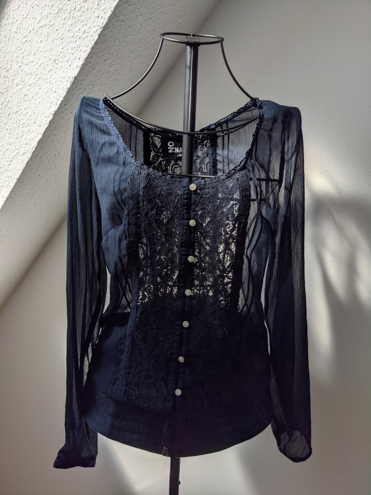 Seethrough Spitzenbluse