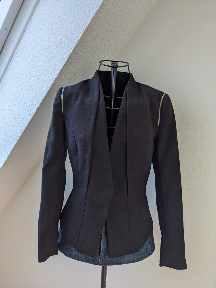 Schwarzer Sweatblazer von H&M