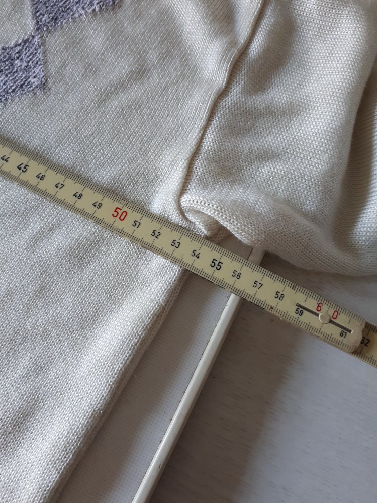 Cremeweißer Echtvintage Pullover Größe M 38 Canda C&A