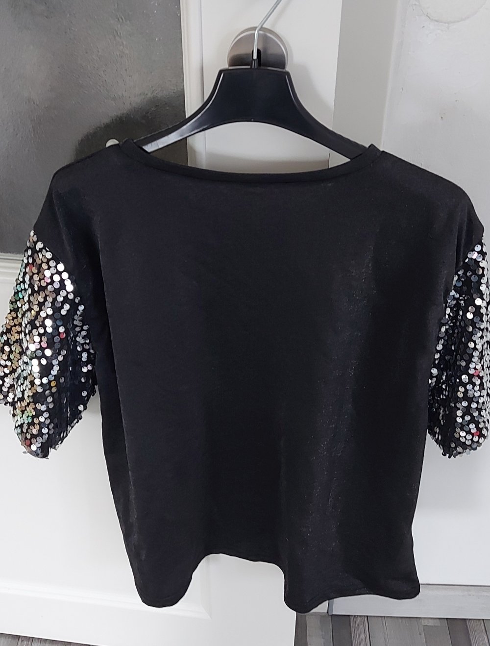 Damen Bluse mit Perlen gr.M L