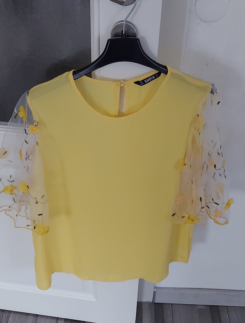 Damen Bluse Tunika mit Blumenmuster gr.M L