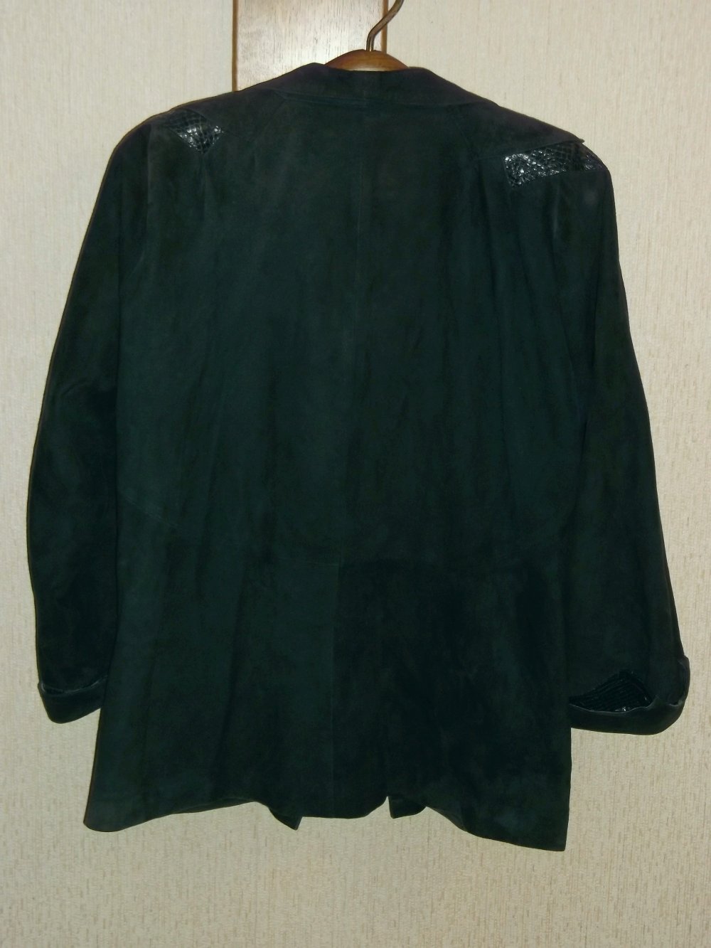 Vintage Creation Robena Lederjacke schwarz Größe 40 bzw. M - 80er/90er Jahre