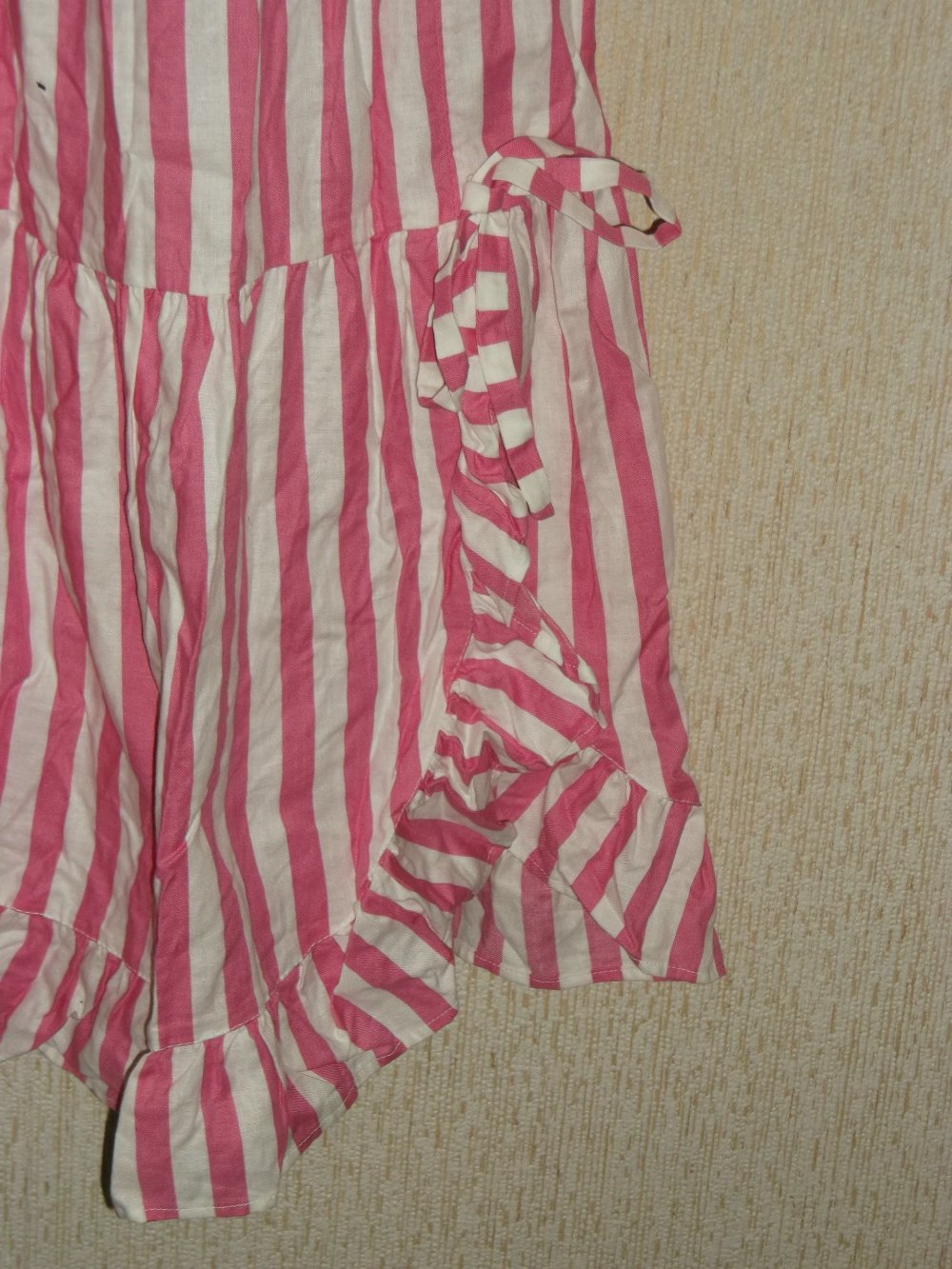 Sportalm Vollant Rock weiss rosa gestreift