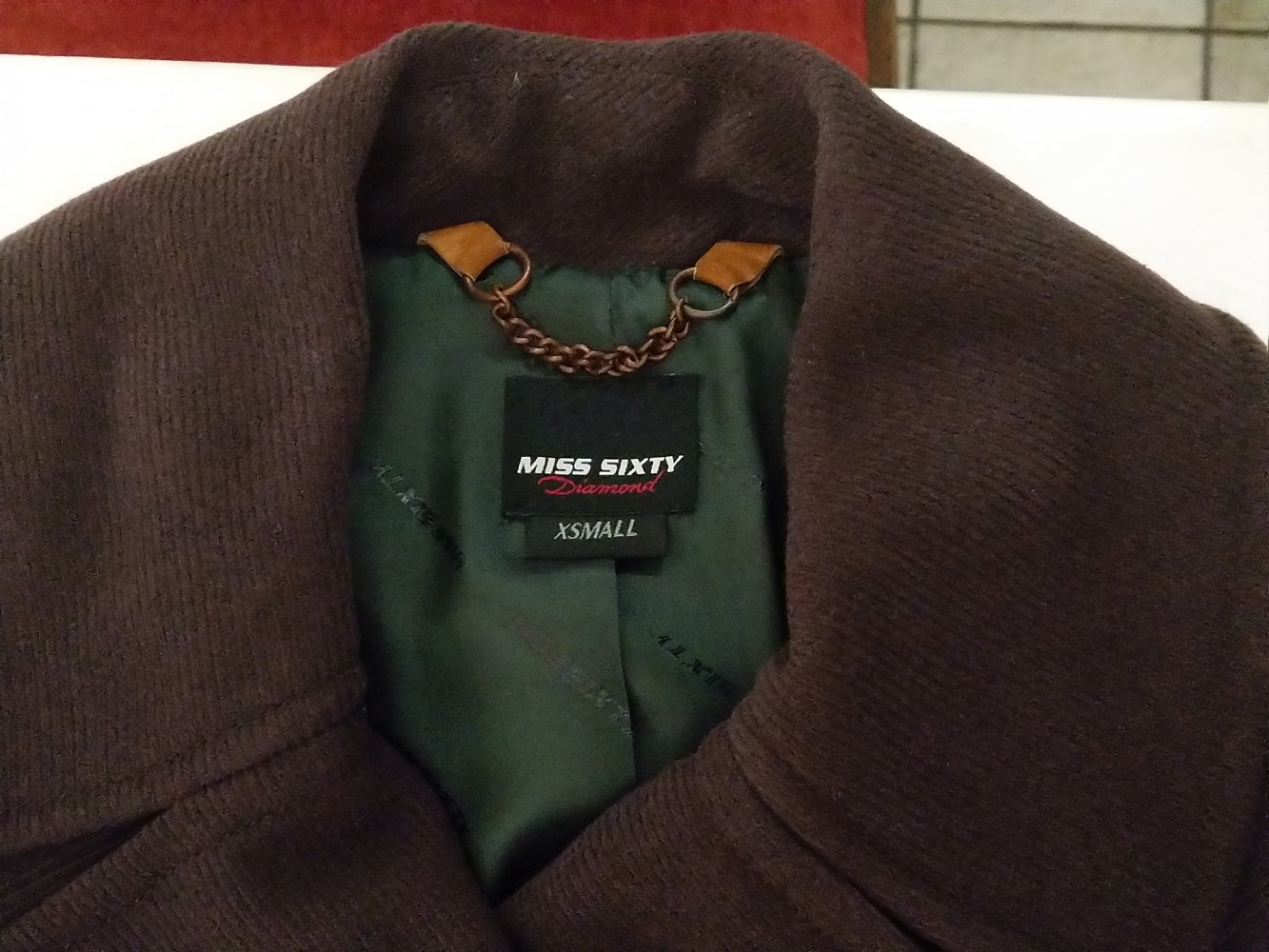 Miss Sixty Damen Mantel lang Trenchcoat