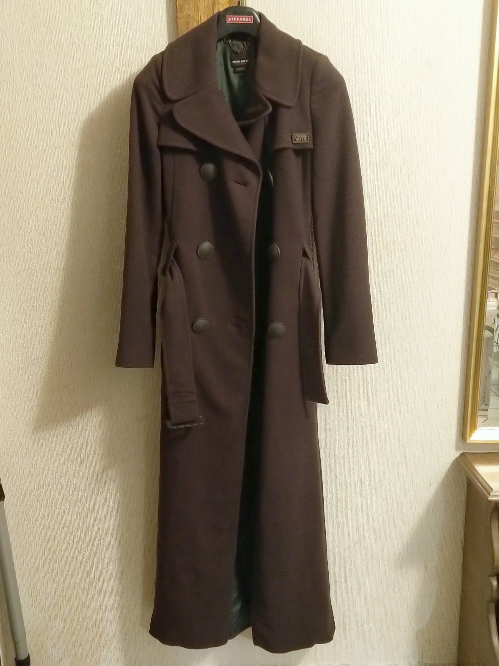 Miss Sixty Damen Mantel lang Trenchcoat