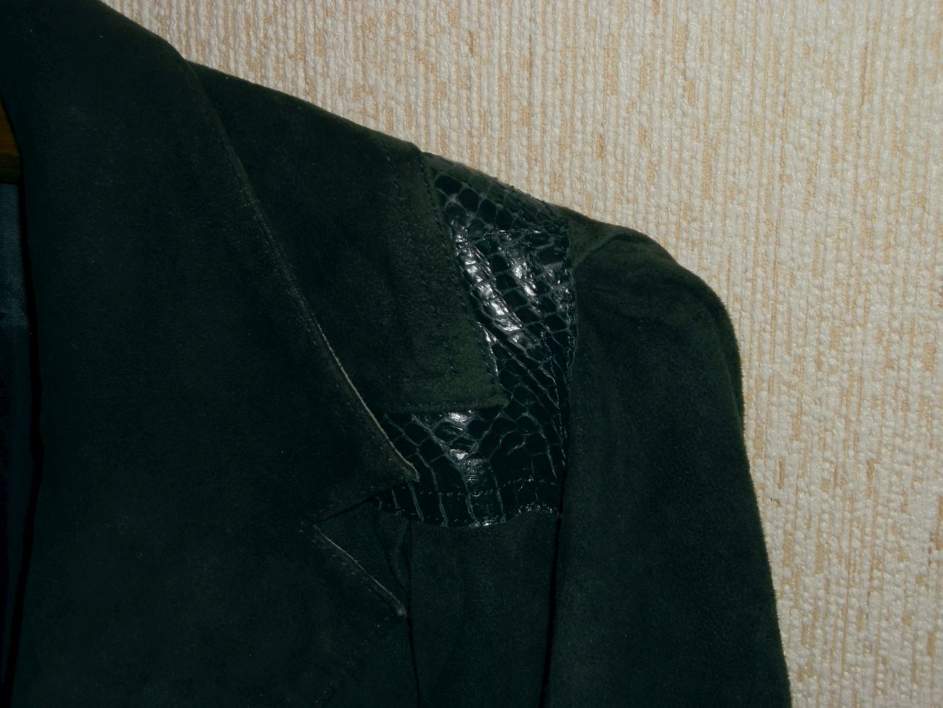 Vintage Creation Robena Lederjacke schwarz Größe 40 bzw. M - 80er/90er Jahre