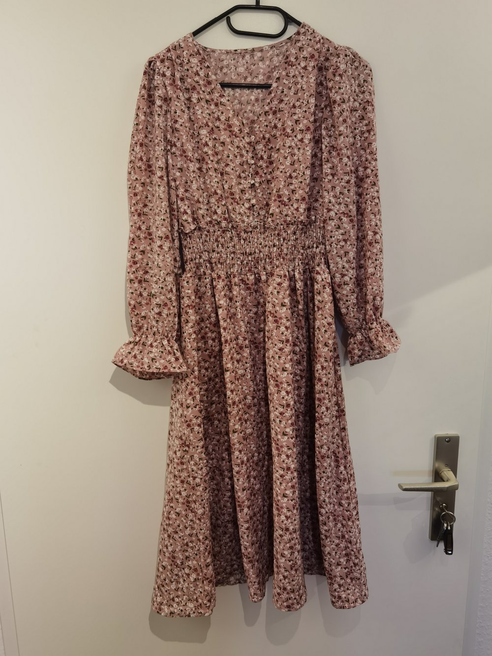 Sommerkleid rose mit Blumenmuster NEU
