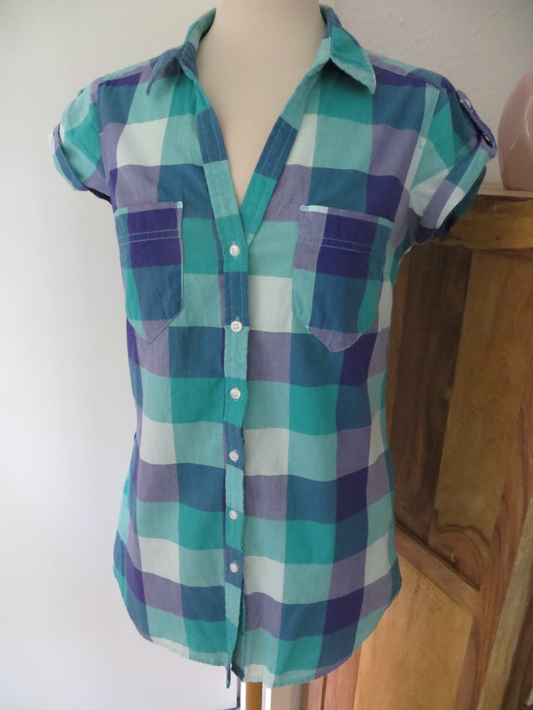 Karobluse Karohemd Bluse von H&M Divided