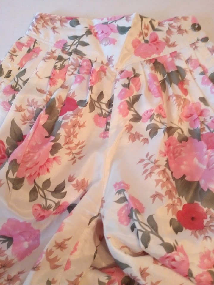 2-teilig, Hosenanzug, Hose, Bluse,Gr.S/ 36/38, Chindamannee THAI SILK, Farbe rosa/weiß