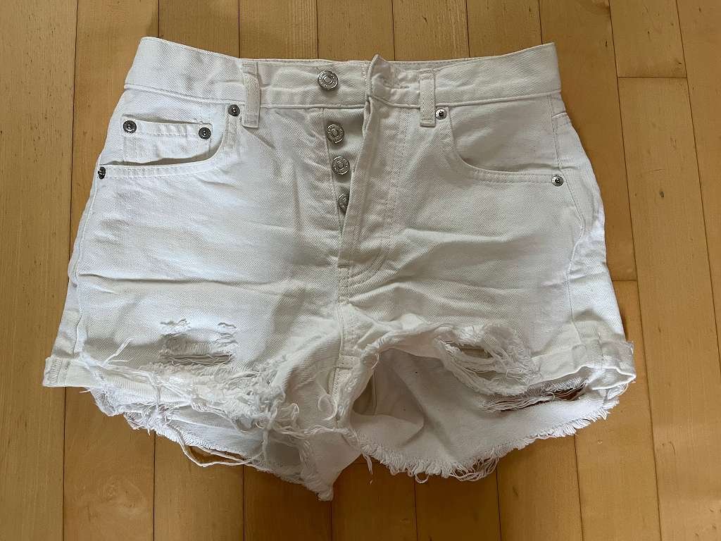weiße Short