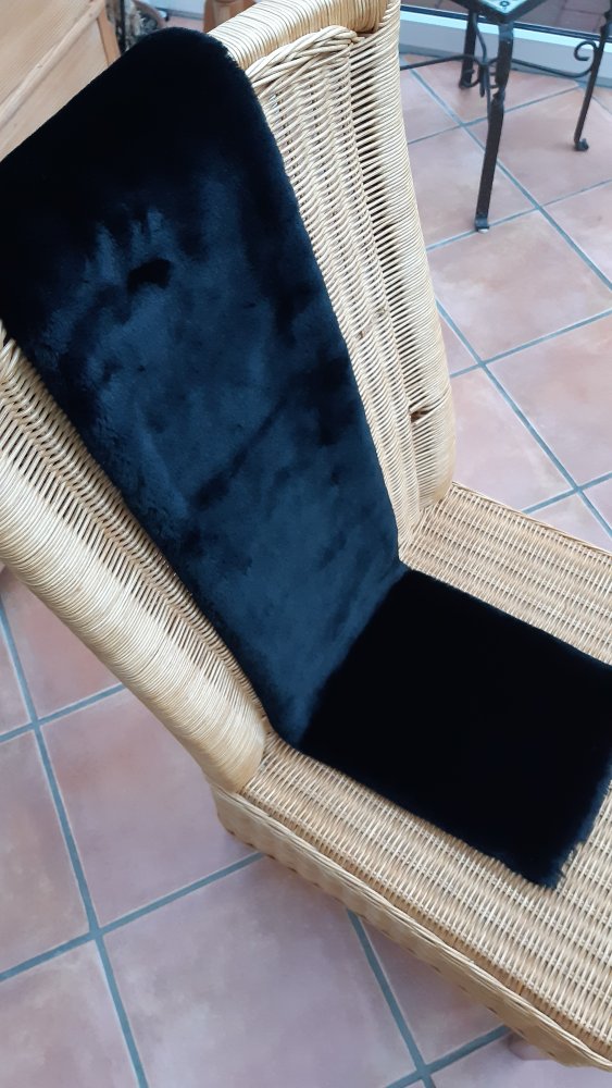 Schimmernder Schal in Schwarz