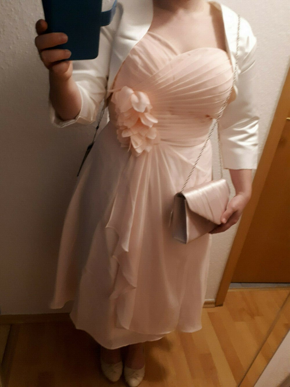 Marshmallow Brautjungfernkleid 