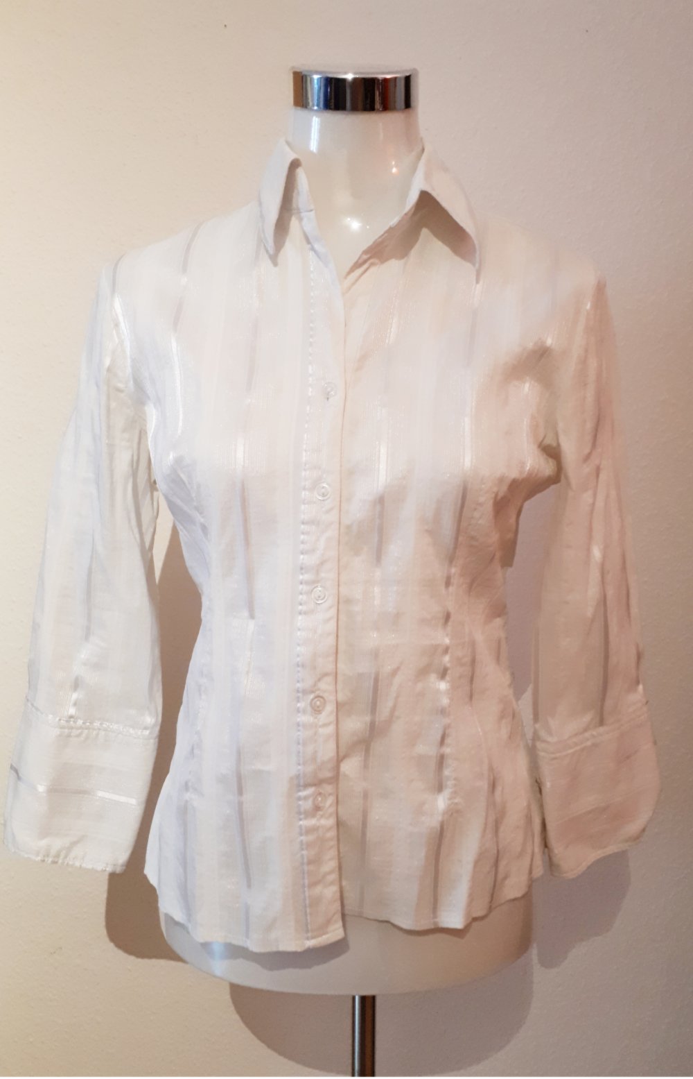 Bluse mit Silberfäden