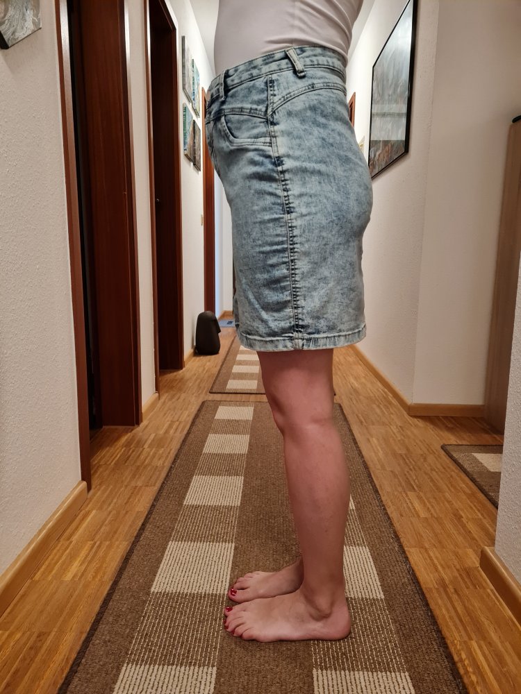 Damen Janina Jeansrock, gebraucht