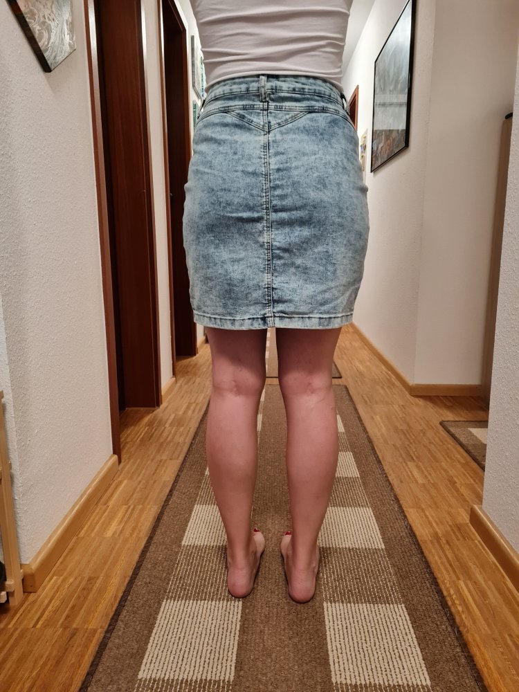 Damen Janina Jeansrock, gebraucht