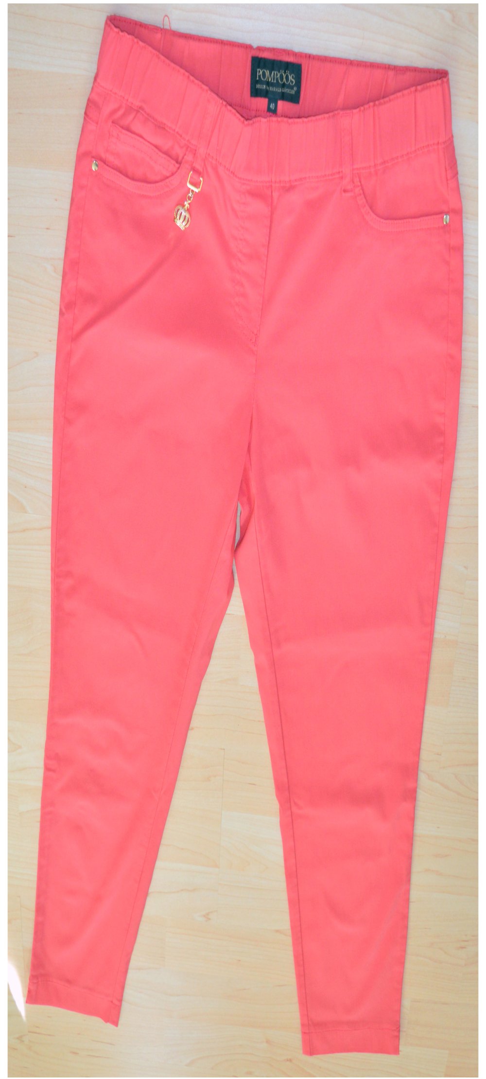 Schicke Damen Hose, Rot,