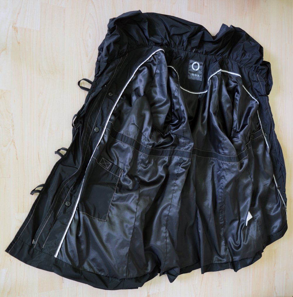 Extravagante Jacke, Damen, Gr. 42, schwarz, mox, 