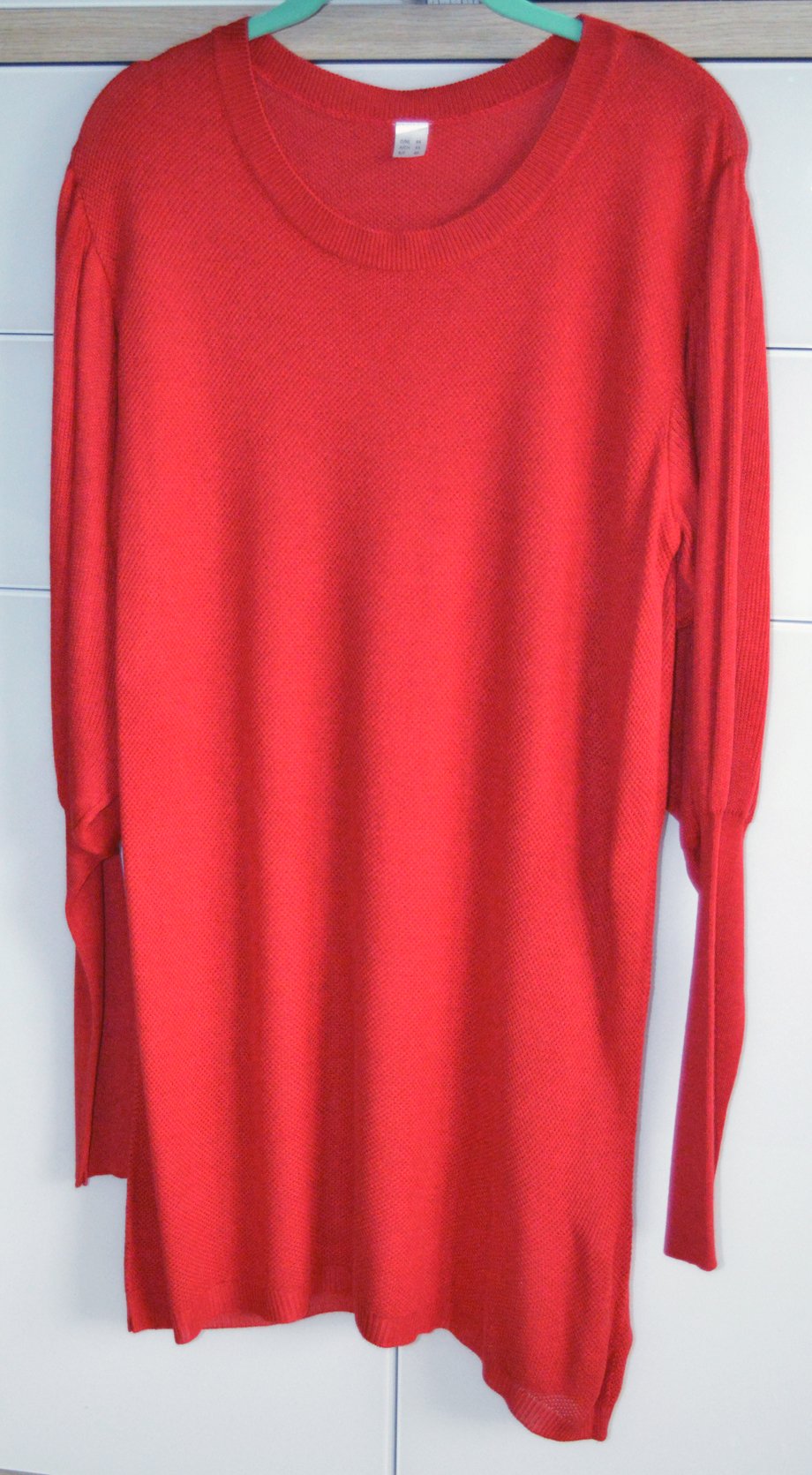 Schicker Long-Leicht-Strickpullover, Größe 44,