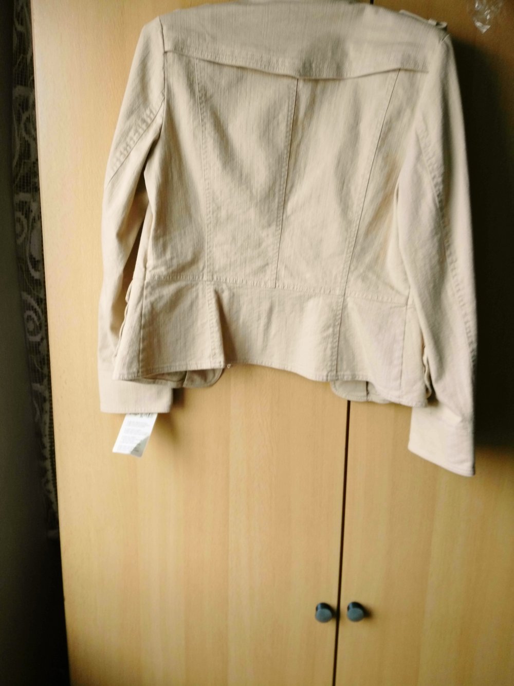Beige Jacke