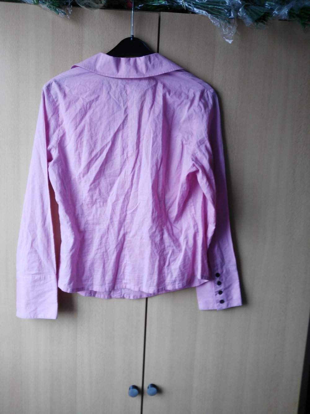 schöne rosa langarm Bluse 