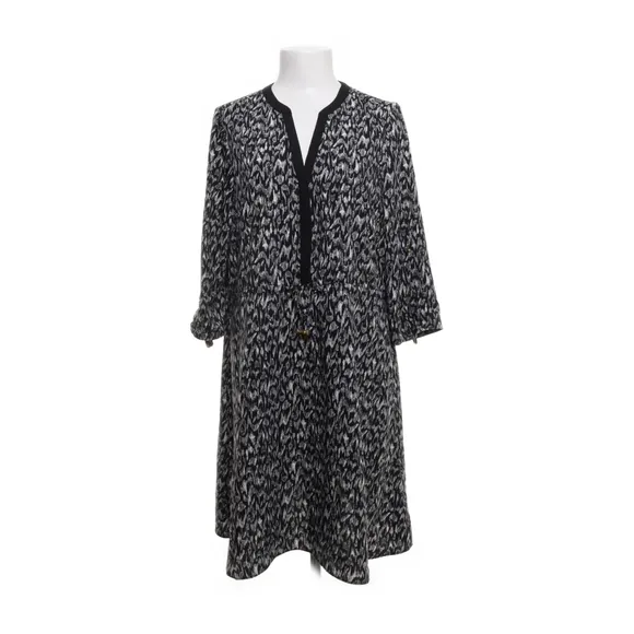 H&M Damen Kleid Gr.44 schwarz weißes Muster