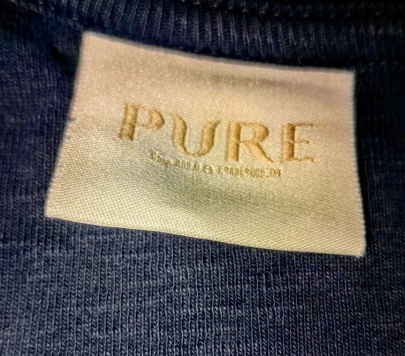 Ulla Popken Pure Damen Marken Sweatshirt Tunika Gr.48 blau