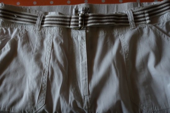 CollectionL. Damen Sommer 3/4 Hose Bermudas Gr.44 Gummizug Neuw. weiß
