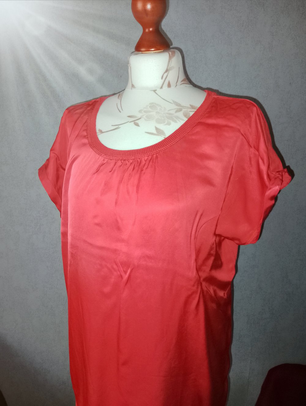 Taifun Damen Marken Tshirt Gr.42 rot 