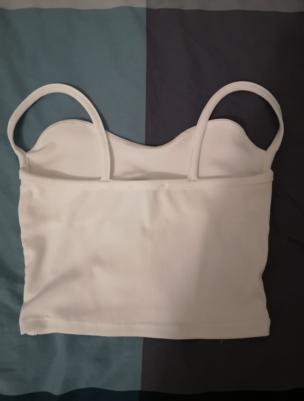Weißes Crop Top