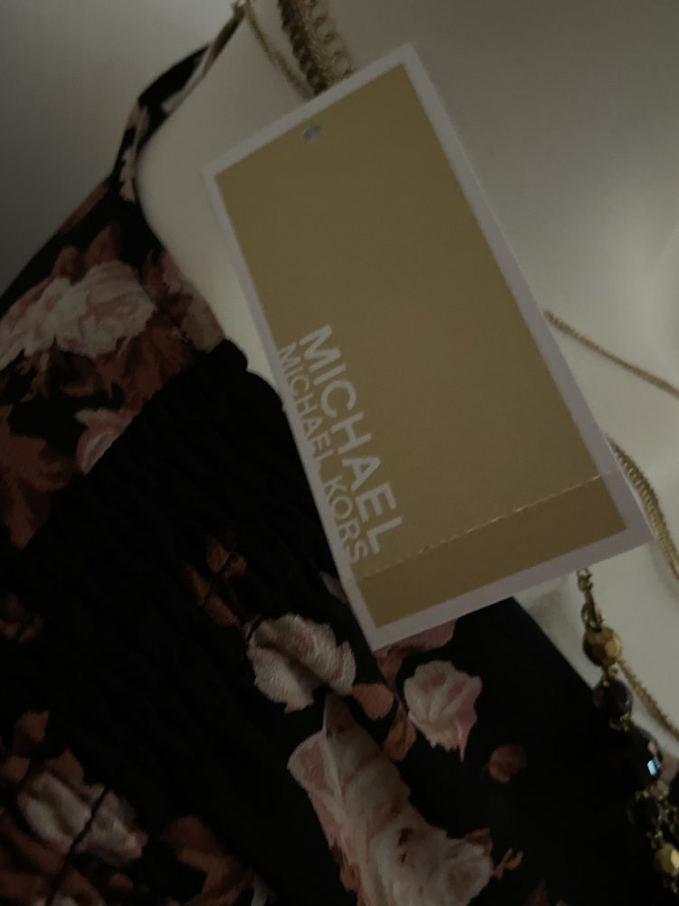 Michael Michael Kors MK Kleid Geblümt mit Rosen,  S M 36 38 Original, Neu mit Etikett