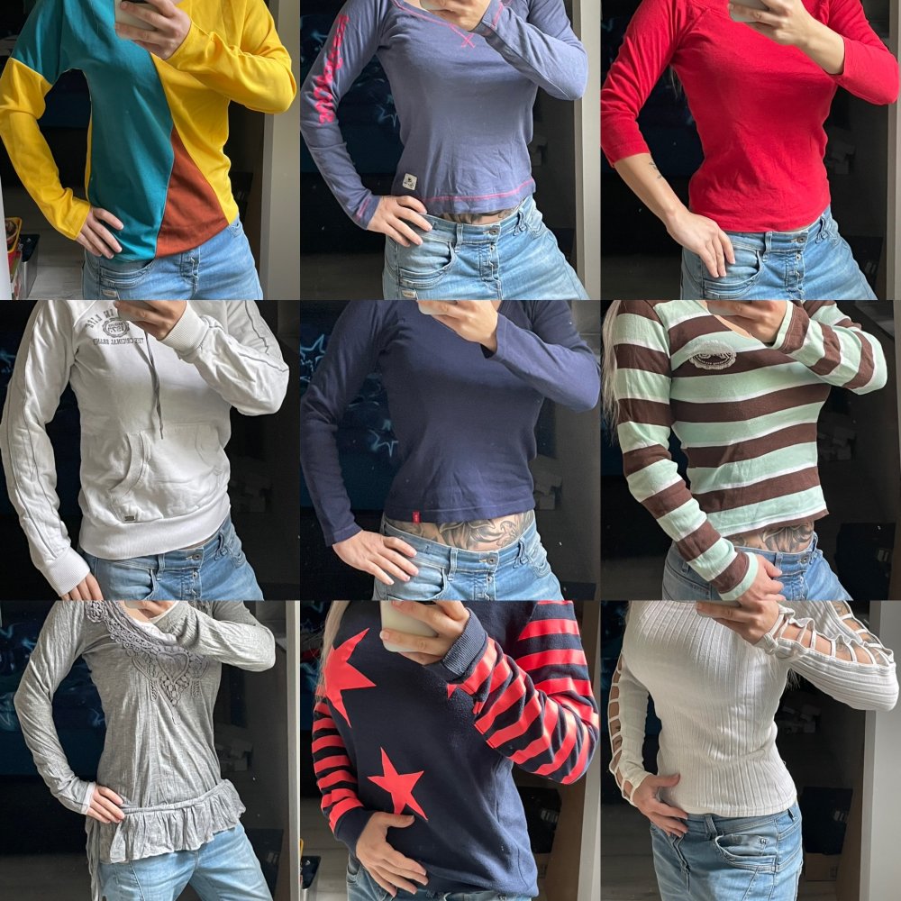 9 Pullover gr xs zusammen 50€