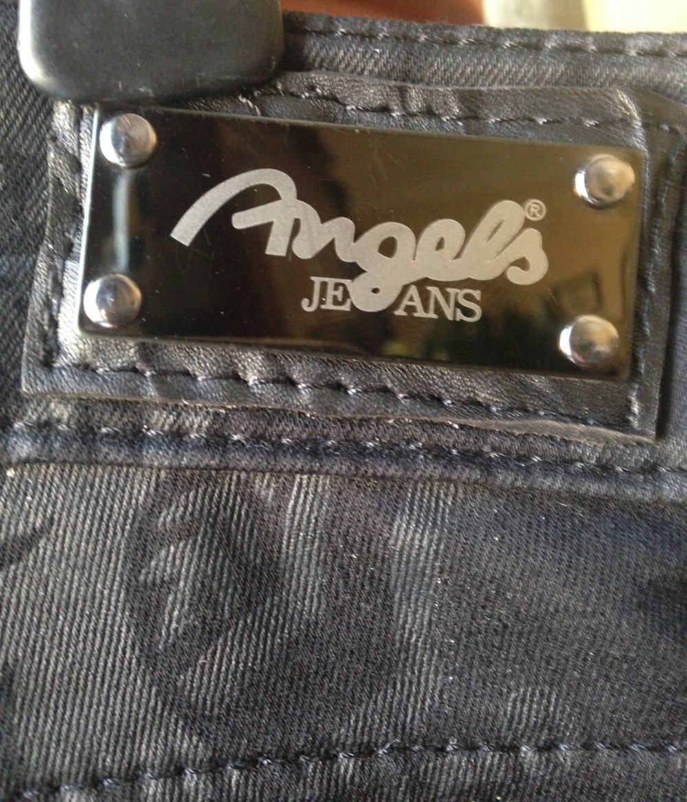ANGELS High Waist Skinny Jacquard Jeans WIE NEU!