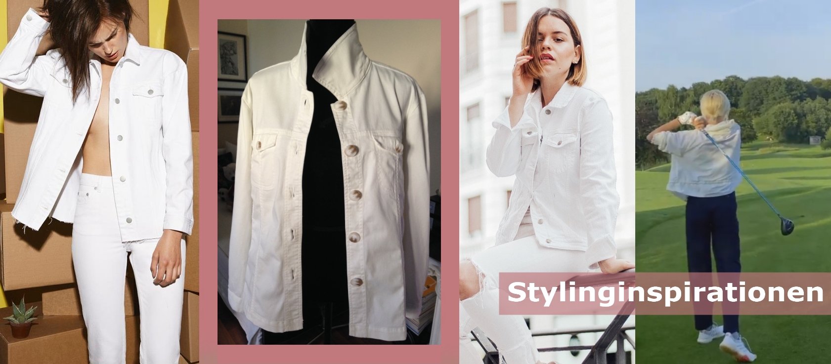 Weiße Jeansjacke: Das Must-Have und IT-Piece der Stunde! TOP ZUSTAND