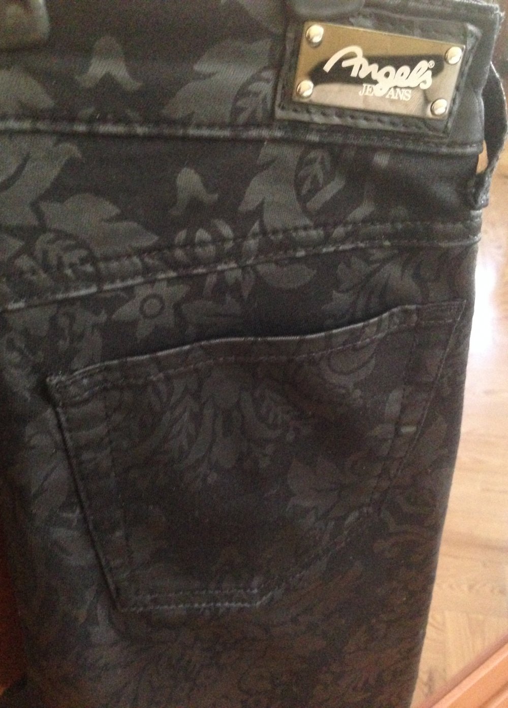 ANGELS High Waist Skinny Jacquard Jeans WIE NEU!