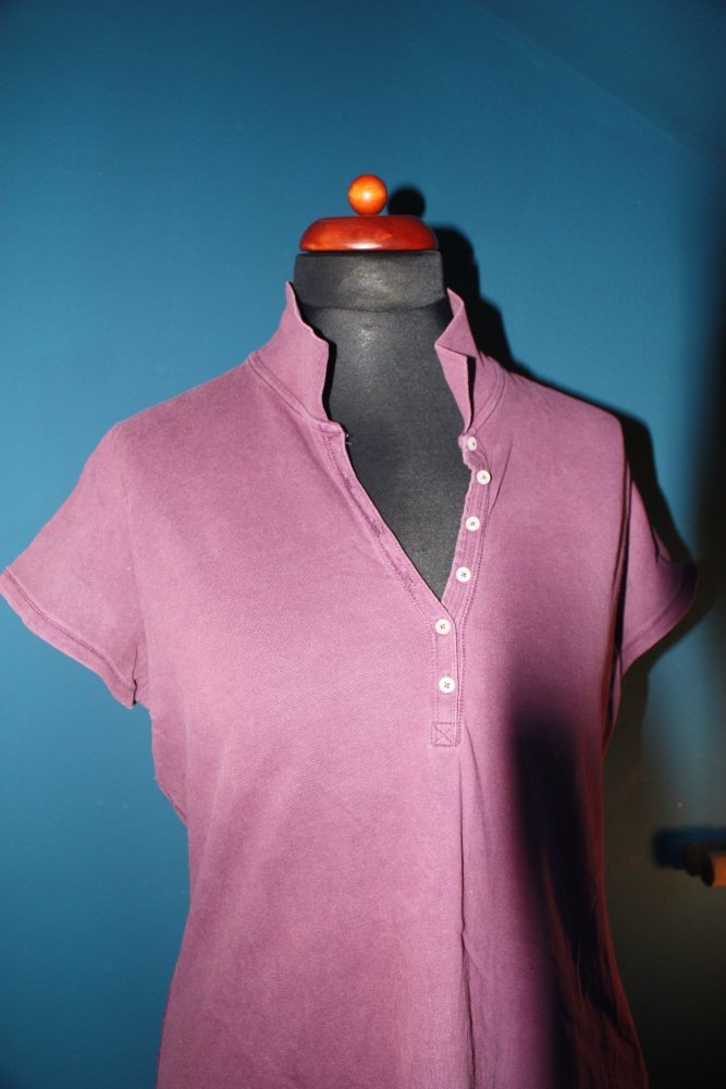 Lila / Violettes Polo-Shirt